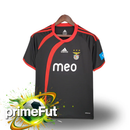 Camisa Benfica Retrô 2009/2010 Preta  | PrimeFut