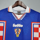 Camisa Croácia Retrô 1998 Azul, Vermelha e Branca - Lotto  | PrimeFut