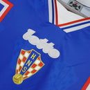 Camisa Croácia Retrô 1998 Azul, Vermelha e Branca - Lotto  | PrimeFut